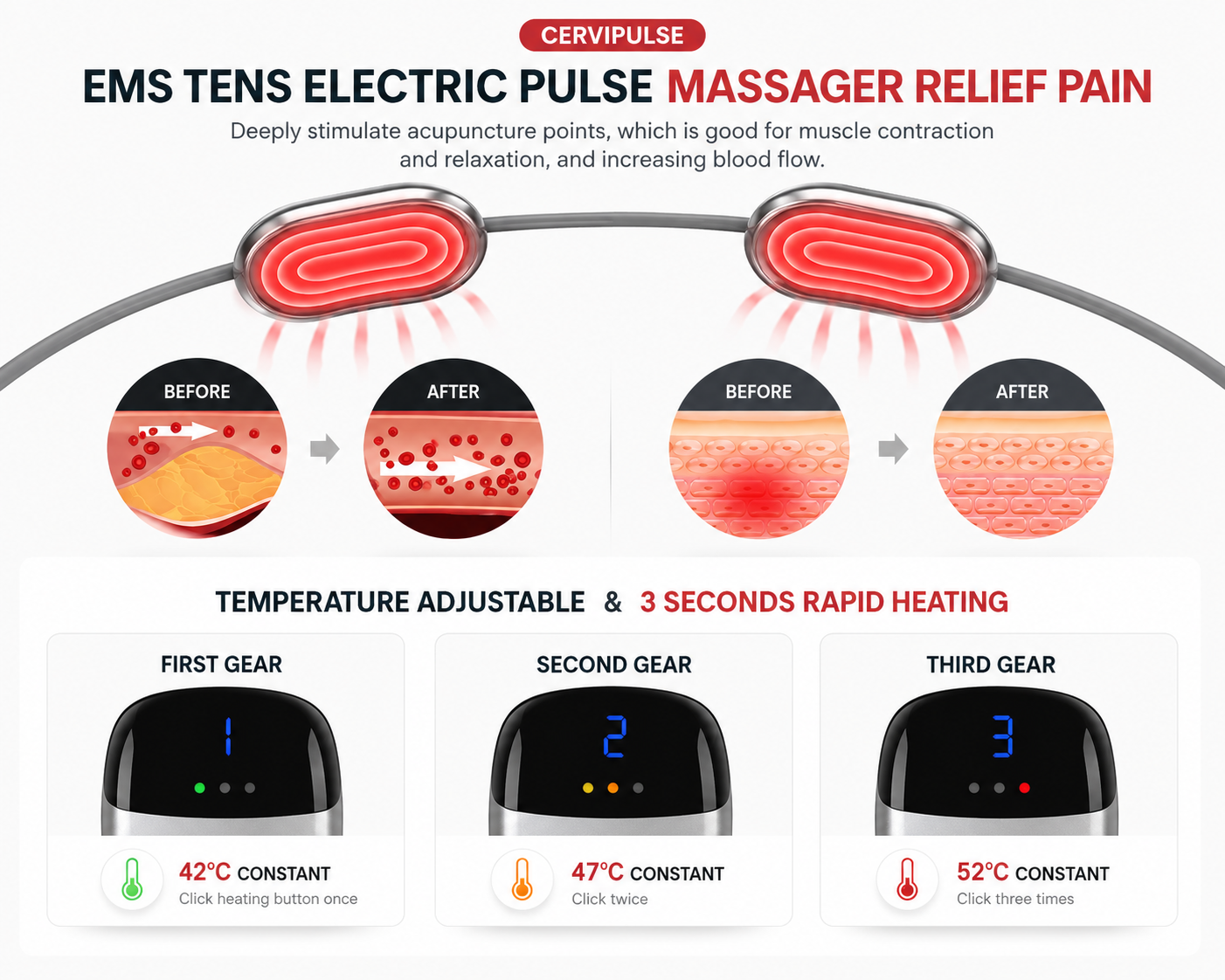  CerviPulse™ Smart Neck Therapy